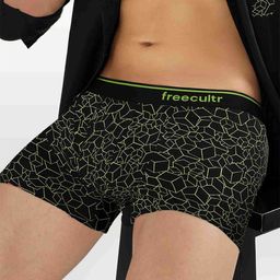FREECULTR Pack Of 2 Printed Cotton Long Trunks FC-CTN-PT-T-TL-WNVY-CBLK-02_S-picture-17