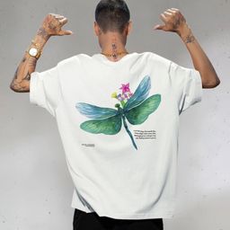 Broke Memers Men Graphic Printed Round Neck Oversized T-shirt-image-87