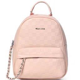 PELLE LUXUR Women Textured Small Backpack-19