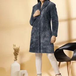 KLOTTHE Long Sleeve Single-Breasted Woolen Overcoat-picture-42