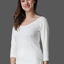 Wearslim Scoop Neck Cotton Thermal Top-image-97