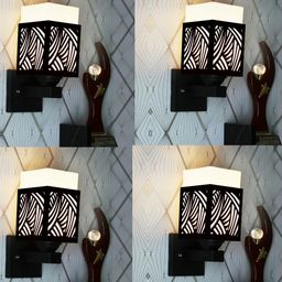 Gojeeva Brown Wood Square Wall Lamps-picture-18