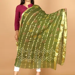 Apratim Bandhani Dyed Cotton Dupatta-picture-9