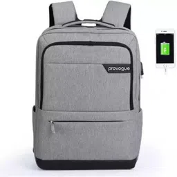 Provogue Unisex Solid Backpack with Reflective Strip-15