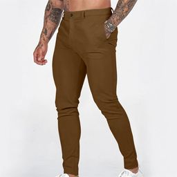 StyleCast x Revolte Men Cotton Slim Fit Easy Wash Pleated Regular Trousers-image-70