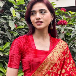 Bindigasm's Advi embellished Readymade Saree Blouse-image-9