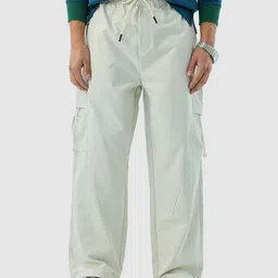 Snitch Men Light Grey Mid-Rise Loose Fit Trouser-image-13