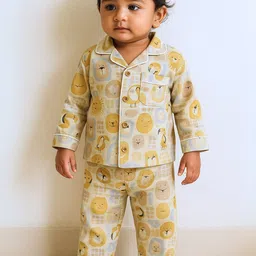 cocoon care Unisex Kids Printed Night suit-48
