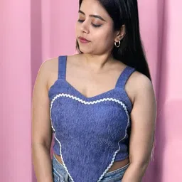 HOW House Of Wear Women Sleeveless Crop Top-image-9