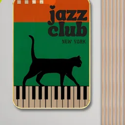 Aura Jazz Club Birds And Animals Wooden Wall Art-40
