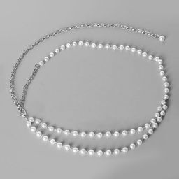 Peora Artificial Beaded Waist Chain Saree Accessories-image-22