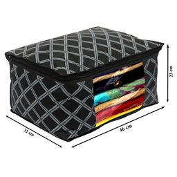 Kuber Industries Black Set of 3 Regular Multi-Utility Organisers image 2