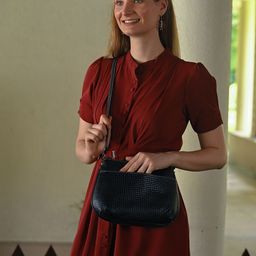 Anuschka Women Textured Crossbody Leather Sling Bag-image-61