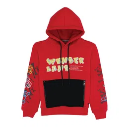 Status Quo Boys Typography Printed Hood Cotton Pullover Sweatshirt-picture-39