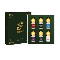 BinAwf Set Of 6 Captivating Long Lasting Attar Combo - 6ml Each image 1