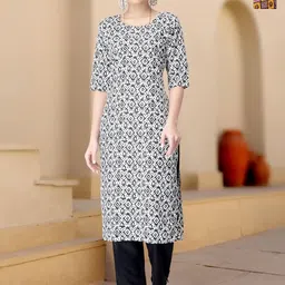 HERE&NOW Selection Of 2 Printed Straight Kurta With Trouser-35