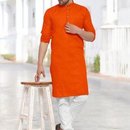 ANUJ FASHION Men Solid Kurta-picture-12