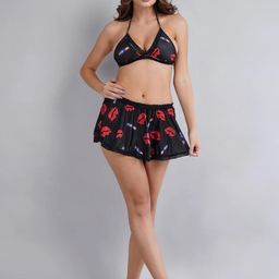 GuSo Shopee Women Black Nylon Baby Dolls-picture-33
