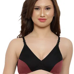 Samvar Maroon Cotton Non-Wired Non Padded Minimizer Bra-picture-33