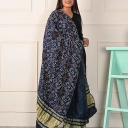 Apratim Printed Dupatta with Zari image 2