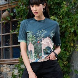 TANDUL Graphic Printed Round Neck T-shirt-image-58