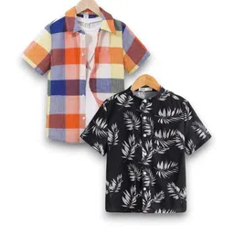 LUVITUS Boys Set Of 2 Printed Casual Shirt-picture-8