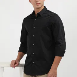 Calvin Klein Jeans Men Slim Fit Opaque Casual Shirt-image-100