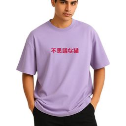 Billion Typography Drop-Shoulder Sleeves Pure Cotton Oversized T-shirt-image-28