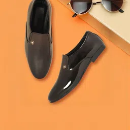 Freeplay Boys Round Toe Slip On Formal Oxford Shoes-picture-1