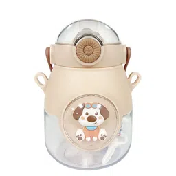 Kritiu Kids Brown Cute Patch Sipper Water Bottle - 900 ml-image-60