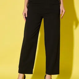 DIMPY GARMENTS Women Relaxed High-Rise Trousers-image-95
