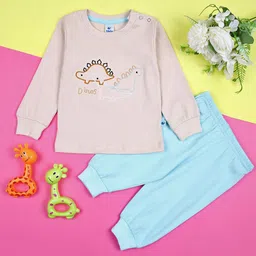 V-Mart Infants Boys Printed Pure Cotton T-shirt with Pyjama-image-44