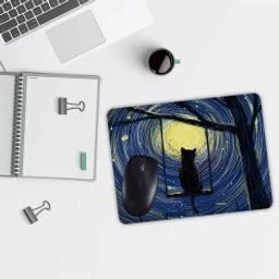 Stubborn Thread Printed Mouse Pad, Non-Slip, Anti-Skid, Splash-Proof, Home & Office ASX1394 Non Slip Base Mousepad-picture-2