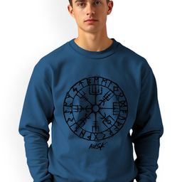 AUSK Men Fleece Full Sleeve Round Neck Printed Sweatshirt-picture-44