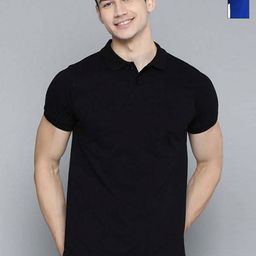 Organic Chics Men Pack of 2 Dri-FIT Solid Polo Collar Slim Fit T-shirts-image-74