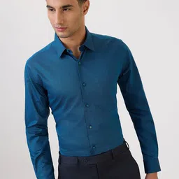 Raymond Pure Cotton Contemporary Fit Semicutaway Collar Formal Shirt-image-81