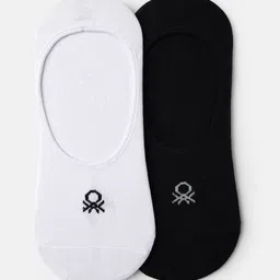 United Colors of Benetton Solid Pack of 2 Invisible Liner Socks-picture-4