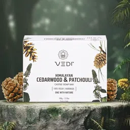 Vedi Herbals Cedarwood And Patchouli 100% Natural Castile Soap Bar - 100 g-56