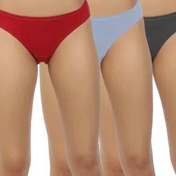 Shyygl Set of 3 Low-Rise Bikini Briefs-picture-35