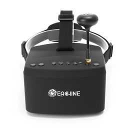 Eachine EV800 FPV Goggles 5 Inches 800x480 FPV Goggles 5.8G 40CH Raceband Auto-Searching Build In Battery Lightweight and Comfortable FPV Headset Affordable FPV Goggles Easy-to-Use FPV Goggles - Black - RS7262Eachine EV800 FPV Goggles 5 Inches 800x480 FPV Goggles 5.8G 40CH Raceband Auto-Searching Build In Battery Lightweight and Comfortable FPV Headset Affordable FPV Goggles Easy-to-Use FPV Goggles - Black - RS7262 image 1