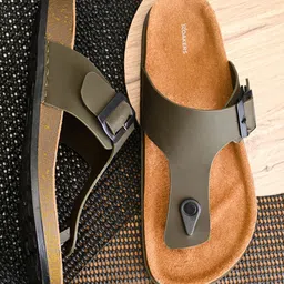 Woakers Men Leather Comfort Sandals-image-86