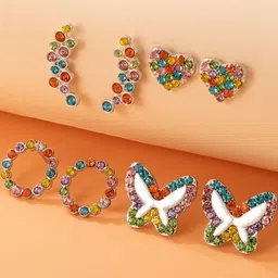 Arzonai Contemporary Studs Earrings-54