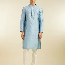 Diwas by Manyavar Men Embroidered Gotta Patti Kurta-image-53