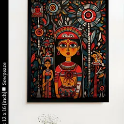 SOWPEACE Black & Red 1 Piece Canvas Abstract Wall Photographs-image-90