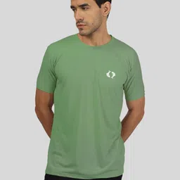 Greylongg Men Graphic Printed Round Neck Slim Fit T-shirt-image-84