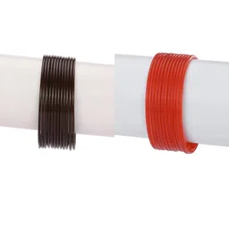 SOMIL Set of 24 Lightweight Glass Bangles-15