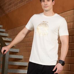 WROGN Animal Printed Round Neck Cotton Slim Fit T-shirt-image-82