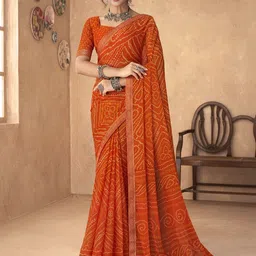 Pandadi Saree Bandhani Printed Bandhani Sarees-52