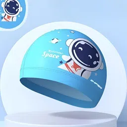 SHIFTER Kids Printed Silicone Stretchable Swimming Cap-13