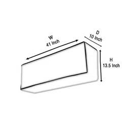 The Furnishing Tree Split AC Cover Set of Indoor and Outdoor Unit Used for 1.5 Ton Amazon Basics AB image 2
